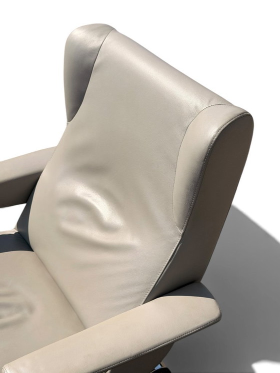 Auténtica silla Pierre Paulin "Archi" para Ligne Roset - Piel gris – Sillones, Leather (photo 12 of 14)