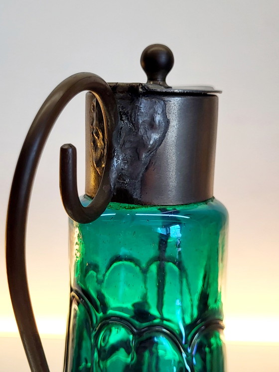 Image 1 of Art nouveau karaf, pitcher, König & Habel Ignaz, Oostenrijk, 1880-1890