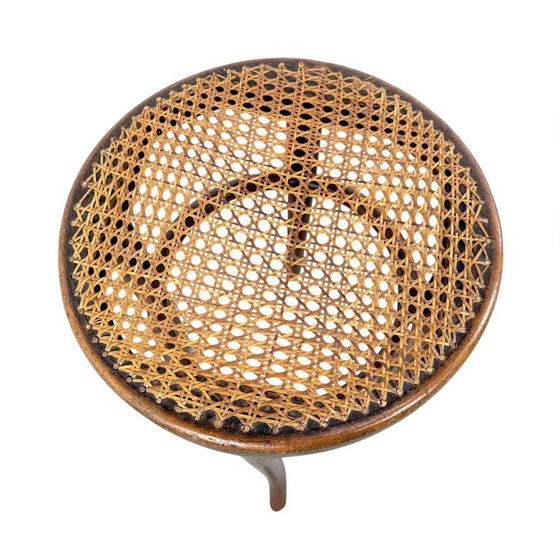 Image 1 of Set di due sgabelli antichi Thonet con cinghie elastiche