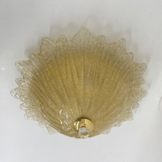 Image 1 of Plafonnier italien en verre de Murano, style années 1970