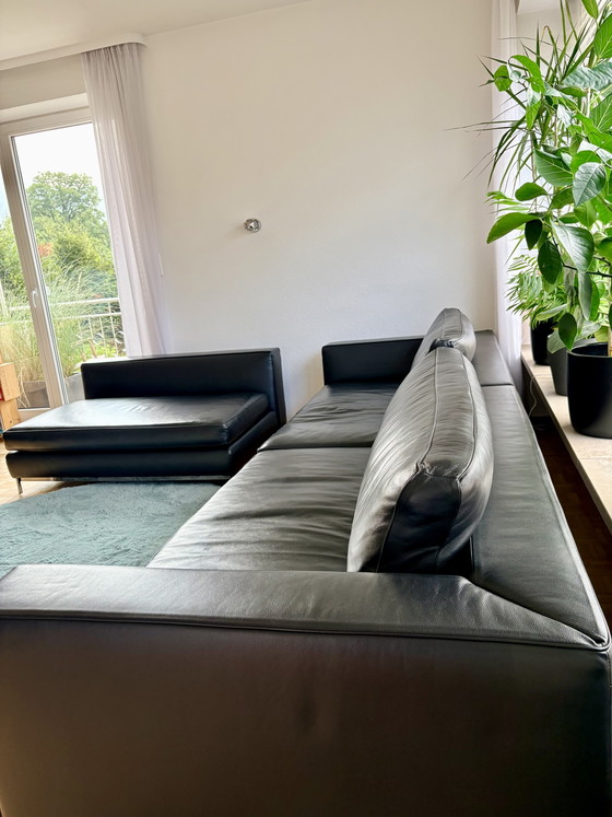 Minotti Sofá de diseño “Albers” 3 piezas – Sofás modulares, Leather, Metal (photo 2 of 5)