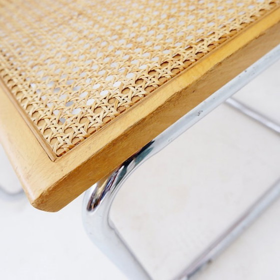 Image 1 of Pair of vintage Cesca chairs in light wood - Italy 1990s