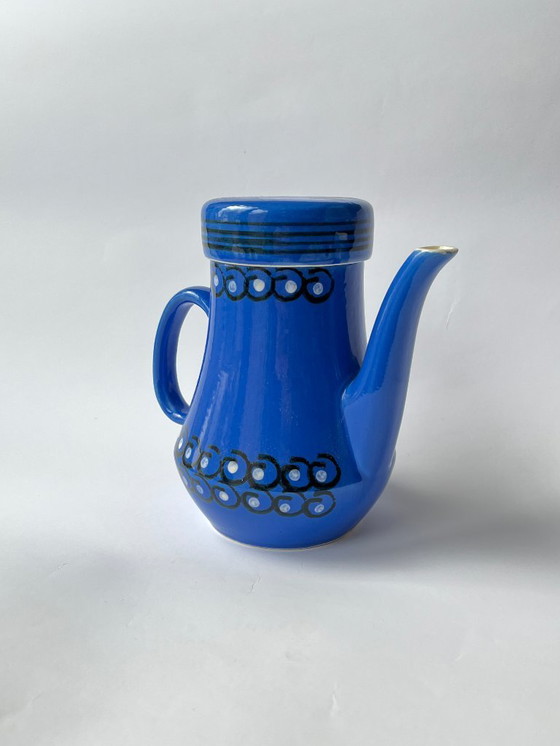 Image 1 of 70s Polish Ceramic Teapot Coffee Pot