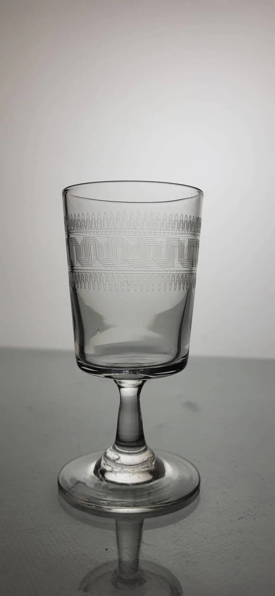 11 Greek-style mulled wine glasses – Glass & Decanter, Crystal (photo 3 of 5)