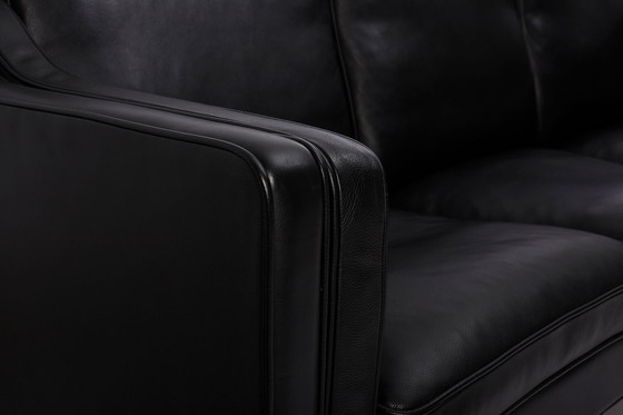 Image 1 of Divano in pelle Prodotto da Hurup Møbelfabrik, Danimarca anni '70