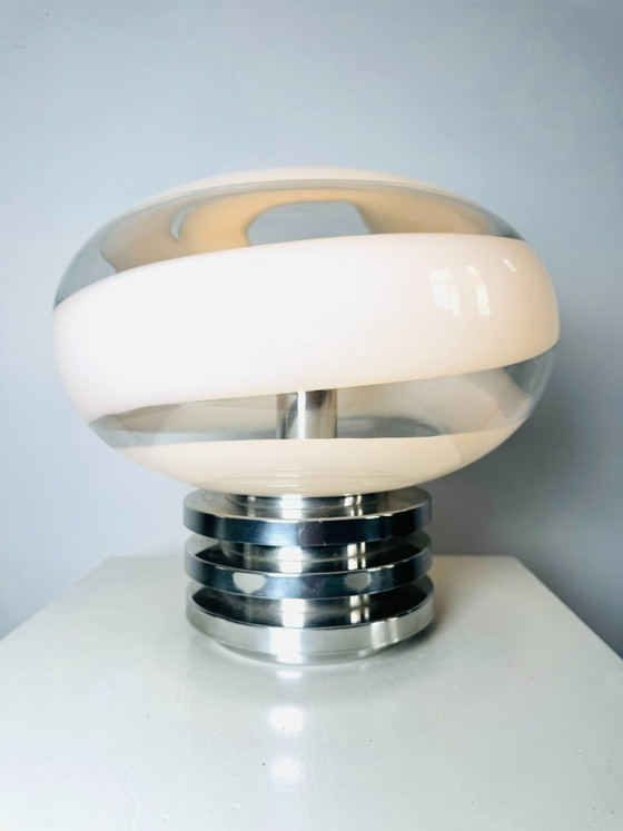 Lampada da tavolo in vetro a cupola Model 1361 di Doria Leuchten, Germania, anni '70 – Lampade da tavolo (photo 2 of 7)
