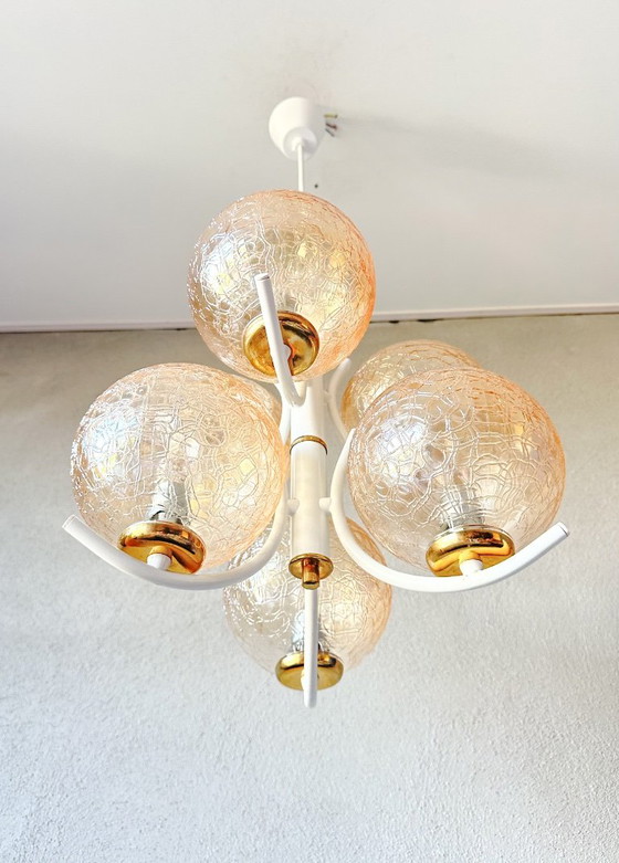 Vintage Richard Essig Spoetnik – Pendant lamps, Glass, Metal (photo 2 of 14)