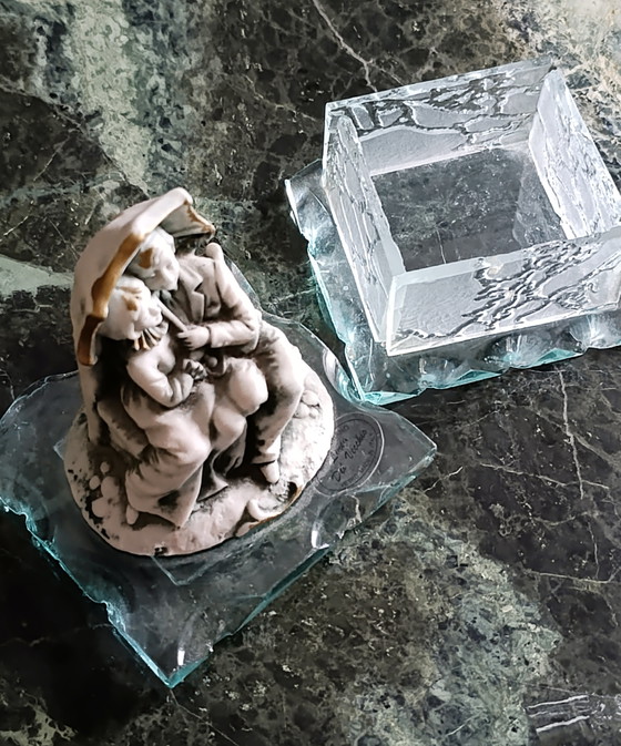 Statuetta vintage di Murano raffigurante due innamorati, 14 cm. – Linea Del Vecchio, Oggetti decorativi (photo 7 of 10)