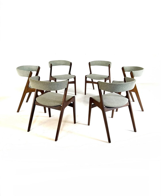 Image 1 of 6x sedia da fuoco modello vintage n. 68, Andersstrup Møbelfabrik '60