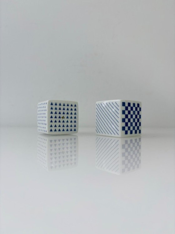 Set sale e pepe con design grafico blu – Accessori da tavola, Porcelain (photo 3 of 8)