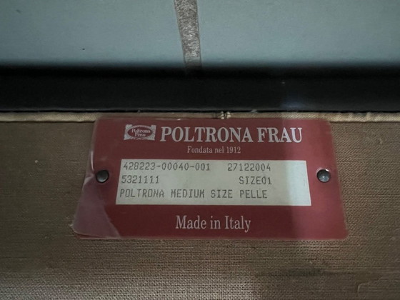 Image 1 of Auténtico sillón Poltrono Frau, cuero negro, impecable