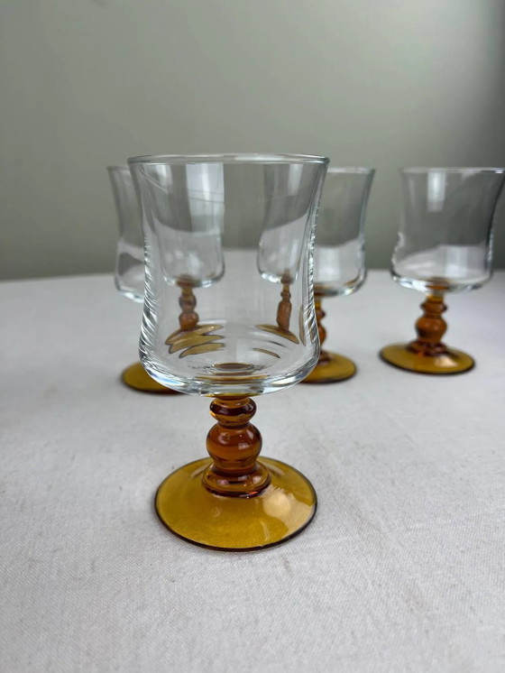 Vintage amber glass – Glass & Decanter, Crystal (photo 6 of 7)