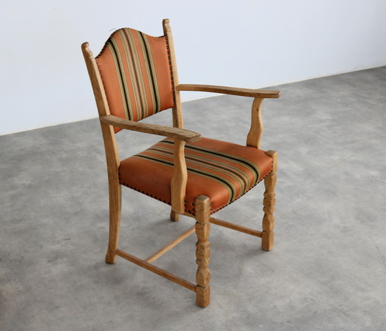 Image 1 of 2x sedie brutaliste in rovere