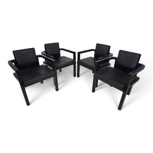 Set aus 4 Tecta D51 Buchenholz Ess-/Konferenzstühlen von Walter Gropius, 1923