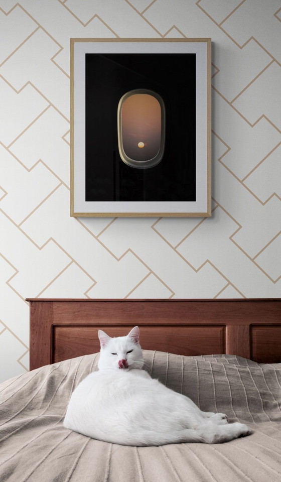 Image 1 of Luna desde un avión - edición limitada de 25 ejemplares