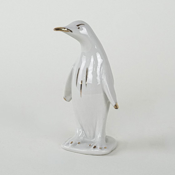 Image 1 of Porcelain penguin figurine, Italian design, 1970s, made in Italy