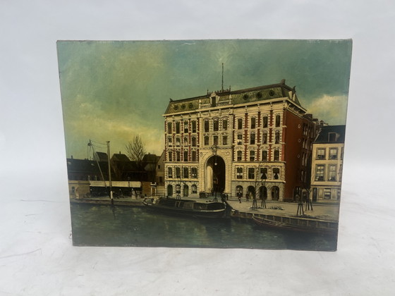 Image 1 of Painting (3): Passage Rotterdam - Unknown painter