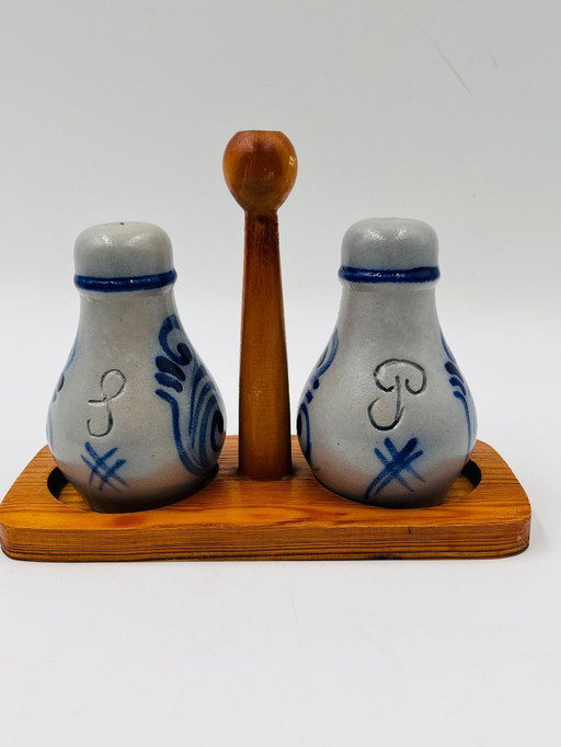 Set per pepe e sale in gres alsaziano