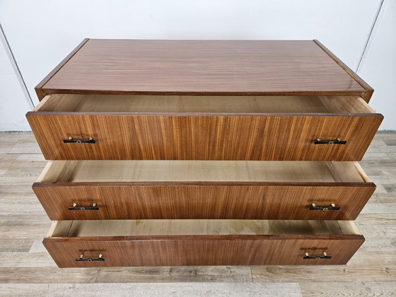 1960s Teak Three-Drawer Chest of Drawers – Wood (photo 9 of 15)