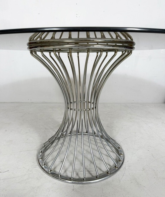 Image 1 of GASTONE RINALDI. Mid Century Esstisch, Italien, 1970er Jahre