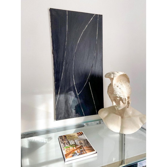 Image 1 of Vintage oil on canvas by Marco Gradi, Italy 1980