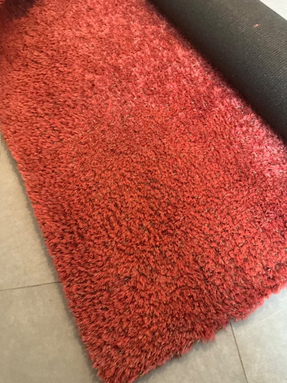 Image 1 of New Zealand wool rug from Carpet Sign - composite red