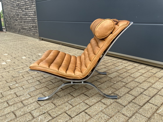 Image 1 of Arne Norell Ari lounge chair, Camel Cognac leder NIEUWSTAAT!