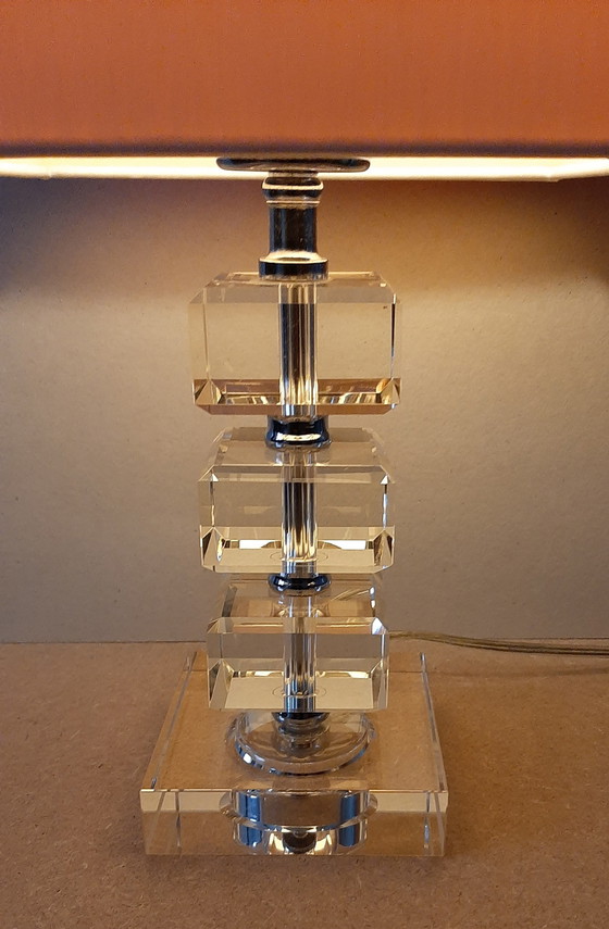 Image 1 of Elegant crystal table lamp