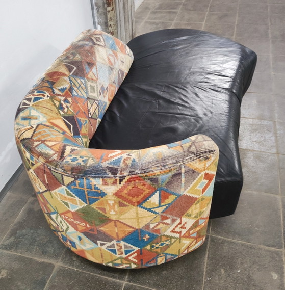 Small Leolux Chaise Longue – Leather, Metal (photo 6 of 8)