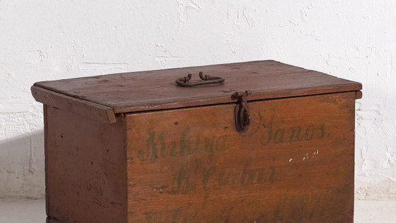 Petit coffre ancien (Année 1887) #7 – Objets déco, Rustic (photo 3 of 40)