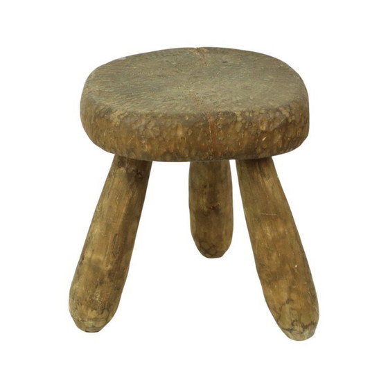 Image 1 of Rustic Tripod Stool Milking Stool