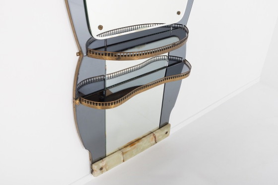 Image 1 of Italian Mid-Century Modern Full Length Mirror from Crystal Art, 1960s