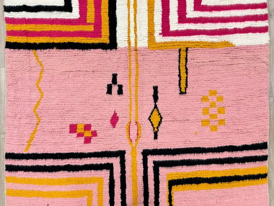 Image 1 of Grande tappeto marocchino Azilal – Lana naturale – 301 cm x 199 cm