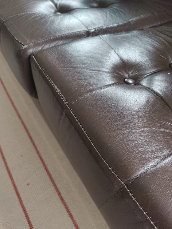 Loft / Robin Day Design Sofa With Footstool – 3-5 seaters, Leather (photo 5 of 10)