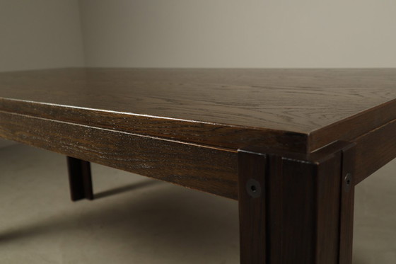 Image 1 of Extendable Oak Dining Table by AZS Meubelen, Netherlands, 1970s