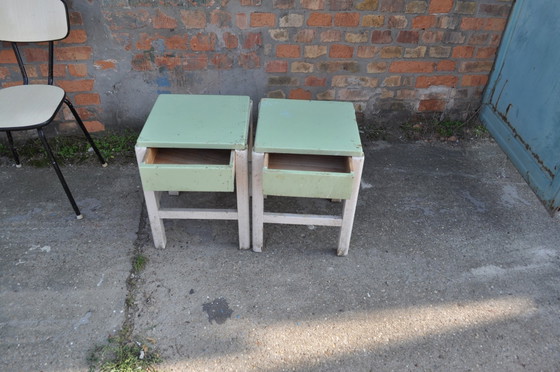 Set di Sgabelli Dipinti, Anni '40 (photo 3 of 8)