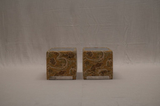 Ensemble de tables basses Space Age Saporiti - Italie années 1970