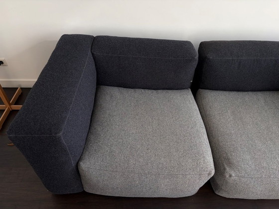 Modulare Sofa-Elemente, zwei Stück, grauer Textil, HAY, Stoff, Modern (Foto 4 von 5)