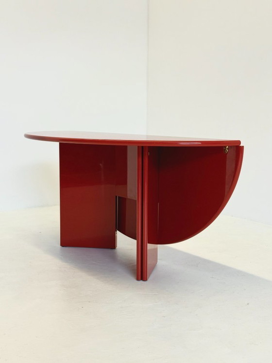 Image 1 of Antella Esstisch / Konsolentisch von Kazuhide Takahama für Cassina in Rot