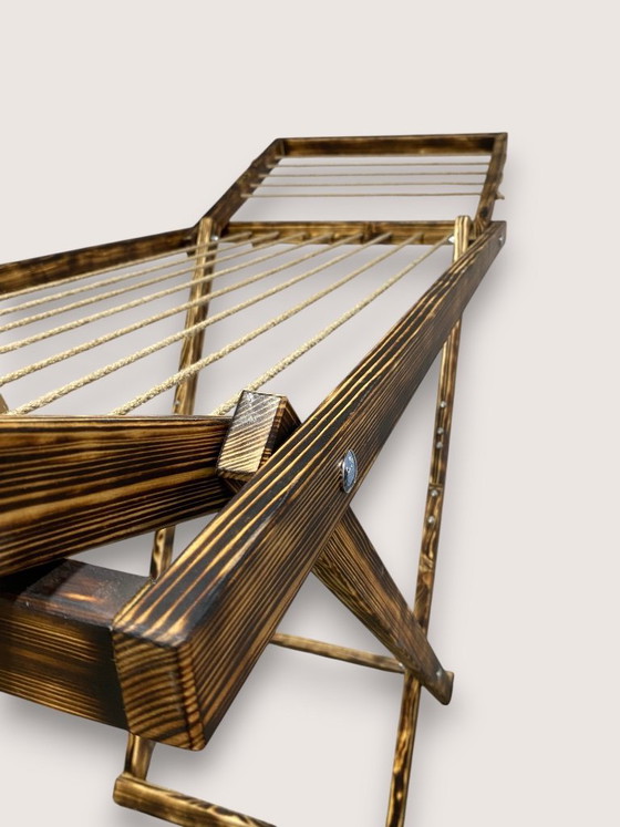 Image 1 of Stendibiancheria vintage in legno, stendibiancheria: mobile rustico pieghevole NUOVO