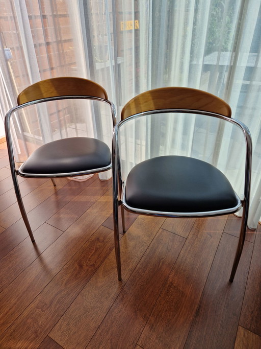 2 x Vintage Effezetta Stühle