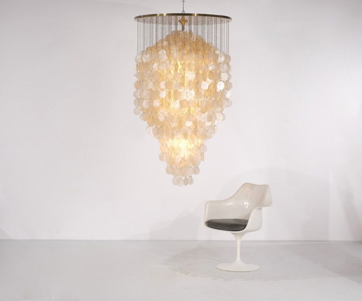 Hängelampe, zugeschrieben von Verner Panton, 1960er Jahre.