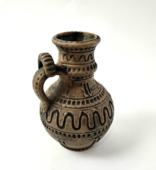 Mid-century Gmundner Vase from Austria | Vintage Handmade Ceramic Pitcher from the '60s