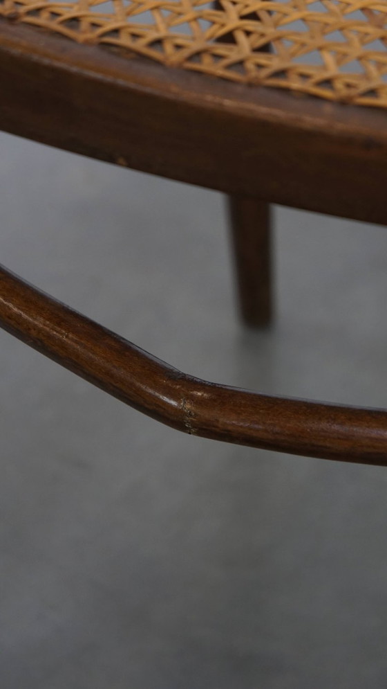 Image 1 of Bistrostuhl im Thonet-Stil mit Geflechtsitz