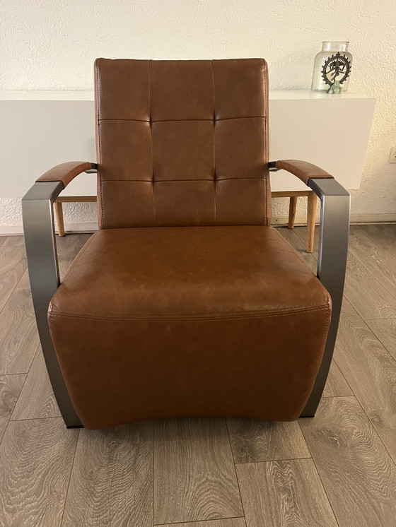 Image 1 of Bram cognac fauteuil