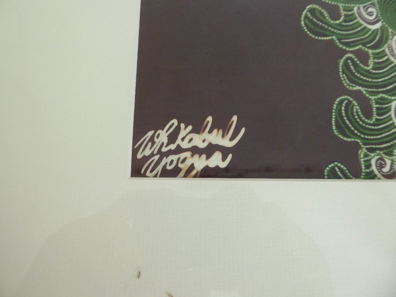 Image 1 of Hindu figure Batik on silk