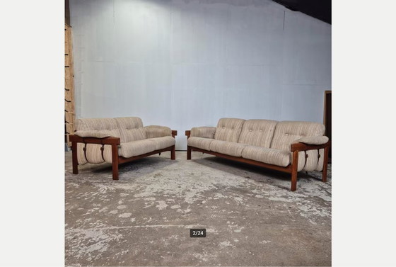 Image 1 of H.W. Klein Bramin Vintage Scandinavian, 2 and 3-seater sofa