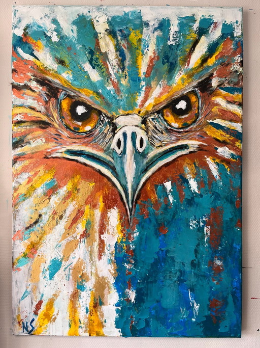 Adler Gemälde 80 mal 100 cm