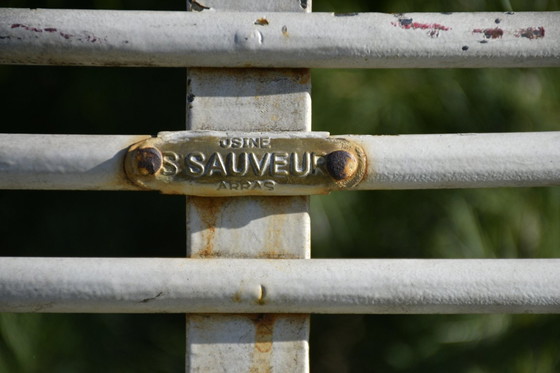 Image 1 of Banc vintage Arras en bois - Patine naturelle