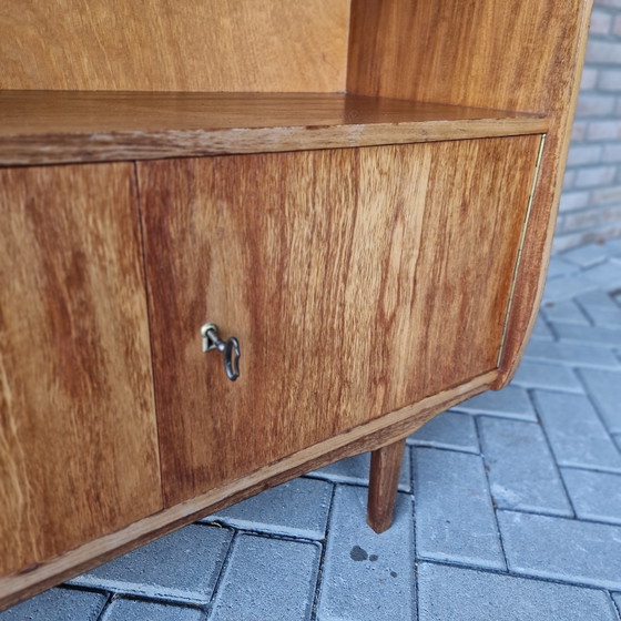 Vintage Wandkast Minibar Kastje Mid Century – Wood (photo 12 of 15)